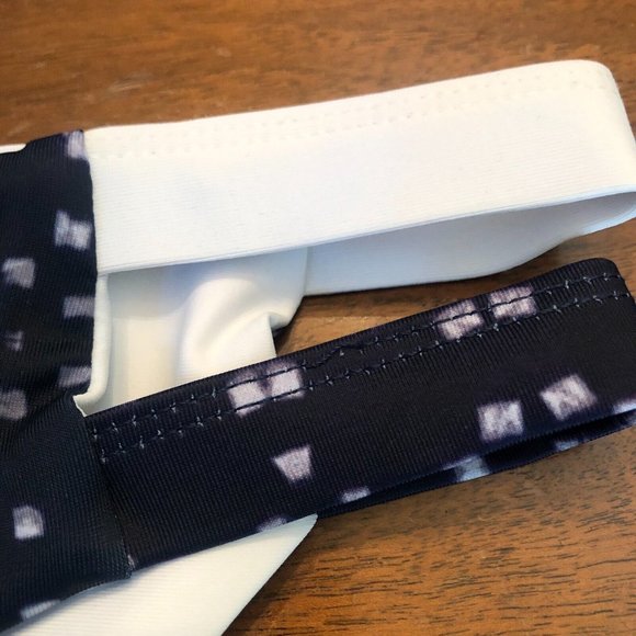 New Tavik Navy Blue Dotted Bikini Bottom - Size Large - Picture 6 of 10